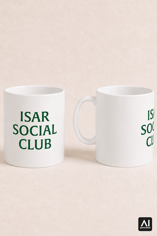 Tasse Isar Social Club – Produktansicht in Grün