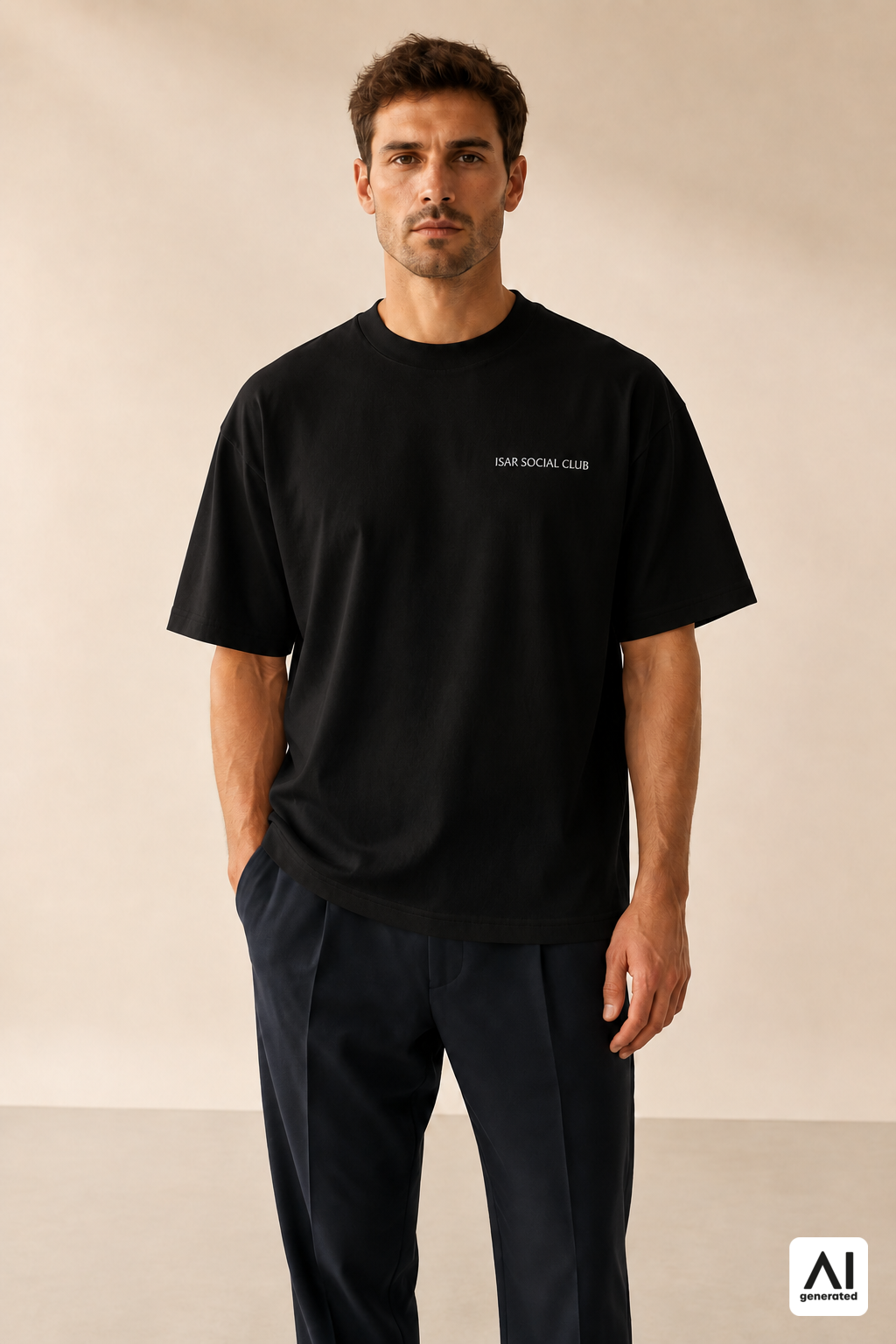 T-Shirt Isar Social Club Herren – Vorderansicht