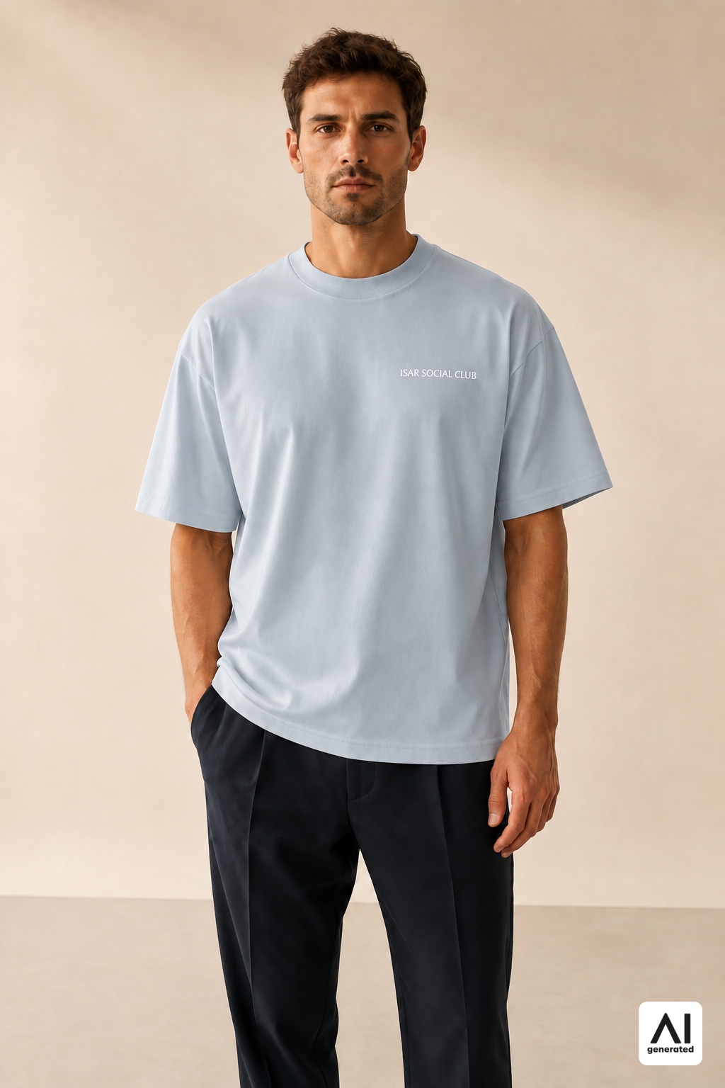 T-Shirt Isar Social Club Herren – Vorderansicht