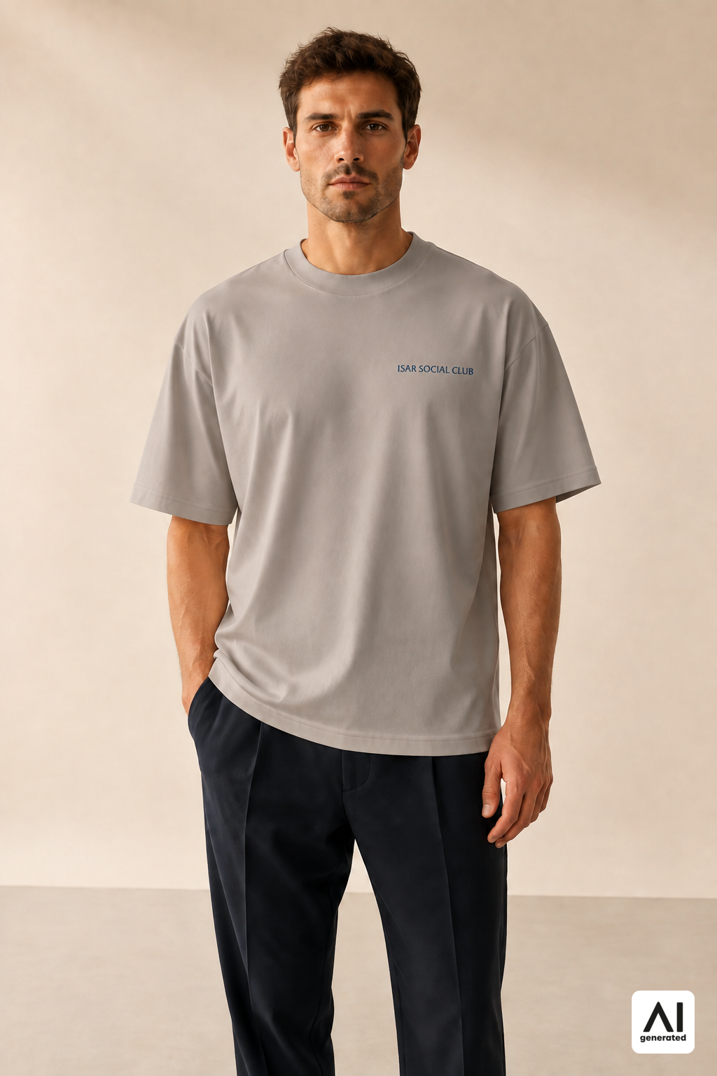 T-Shirt Isar Social Club Herren – Vorderansicht