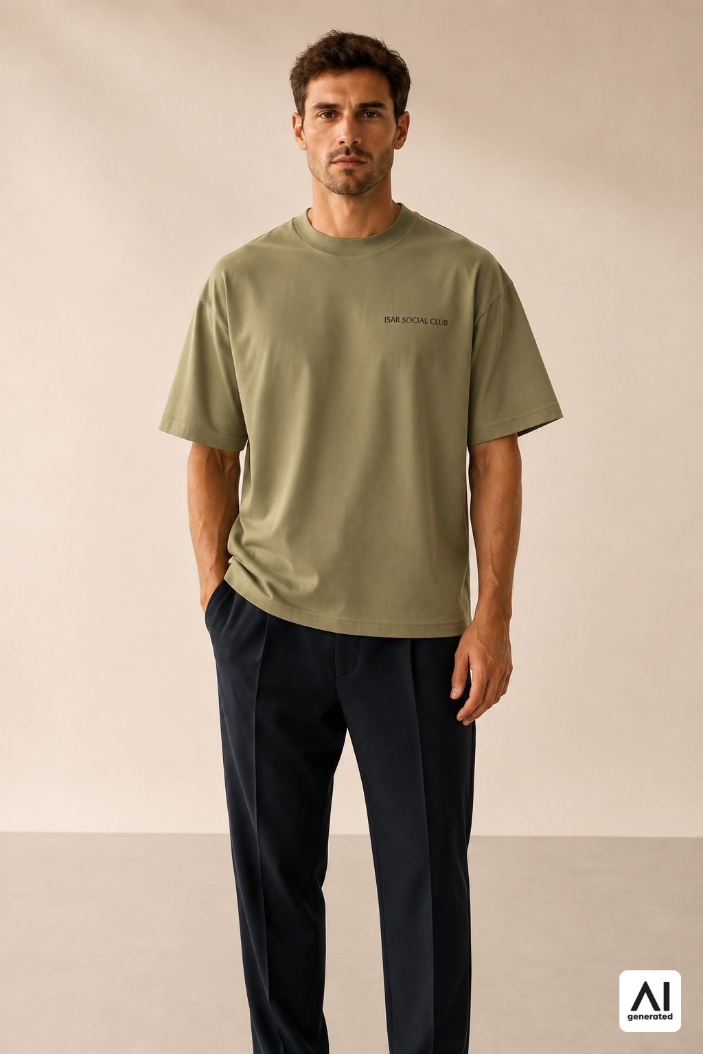 T-Shirt Isar Social Club Herren – Vorderansicht