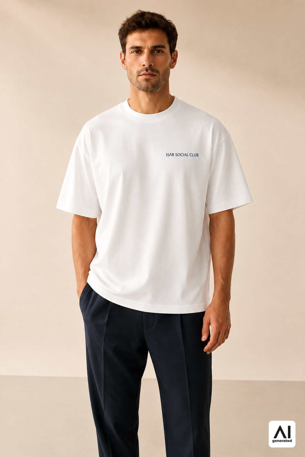 T-Shirt Isar Social Club Herren – Vorderansicht