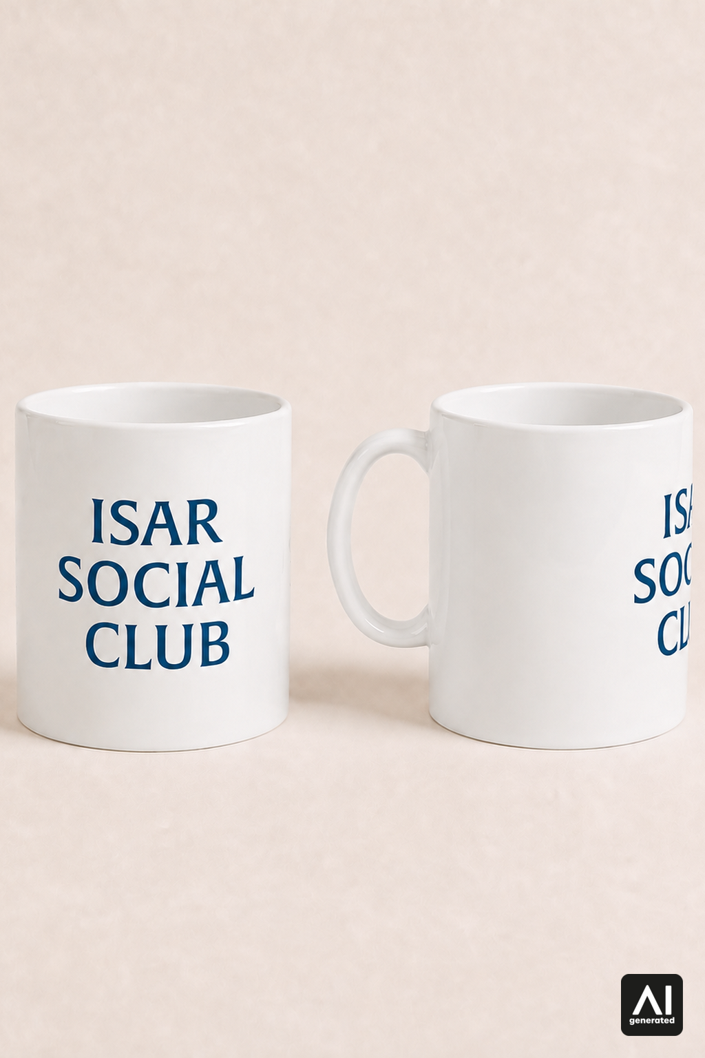Tasse Isar Social Club – Produktansicht in Blau