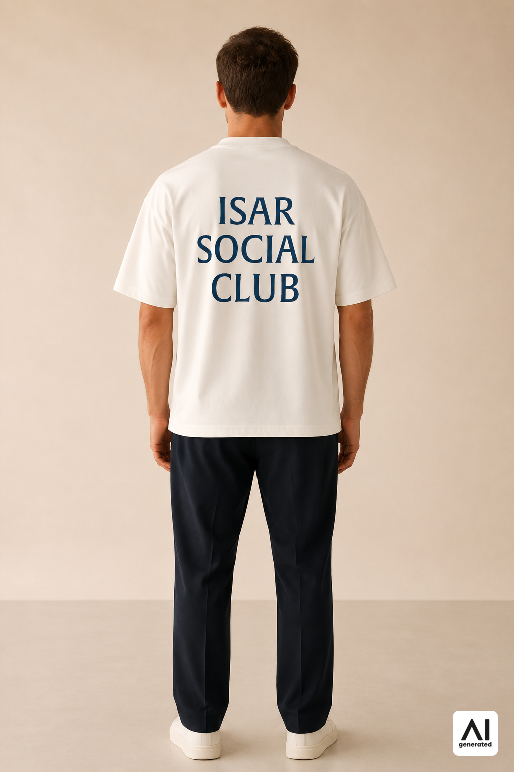 T-Shirt Isar Social Club Herren – Rückansicht