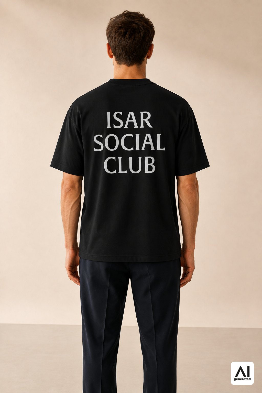 T-Shirt Isar Social Club Herren – Rückansicht