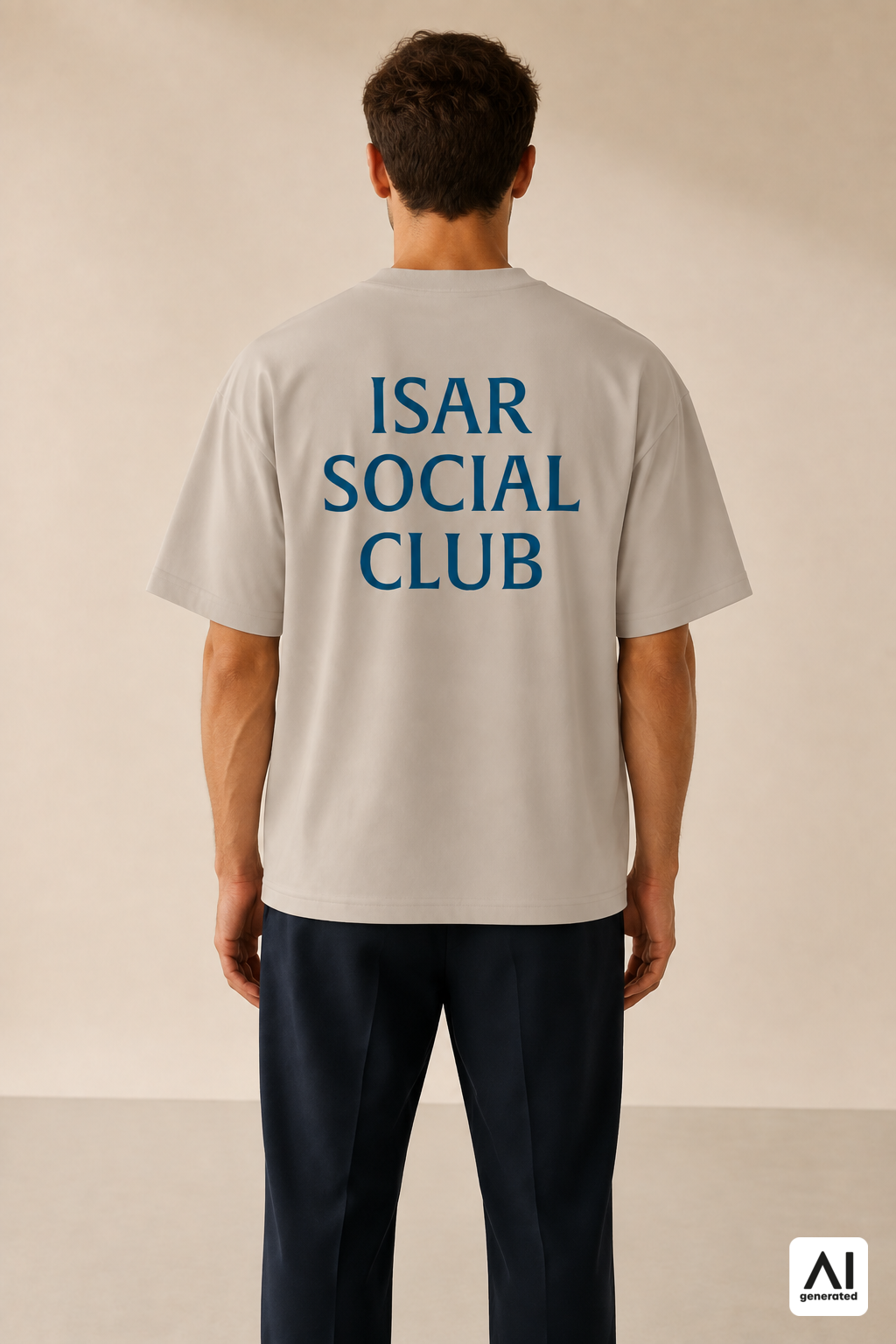 T-Shirt Isar Social Club Herren – Rückansicht