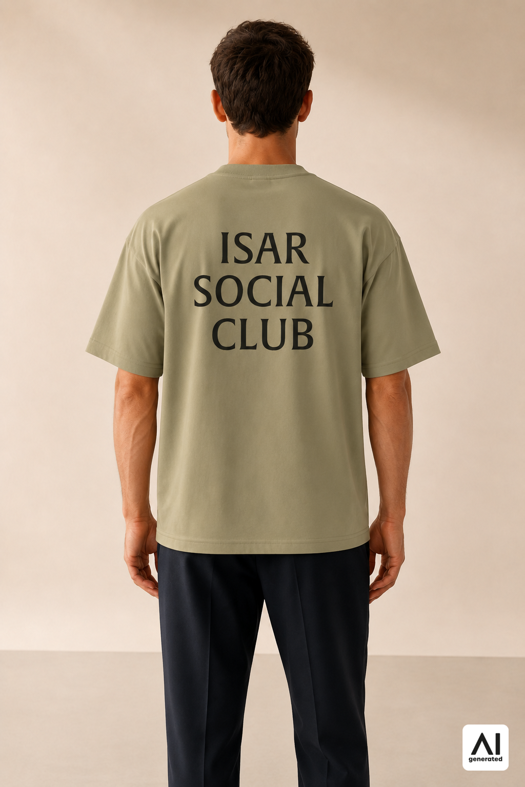T-Shirt Isar Social Club Herren – Rückansicht