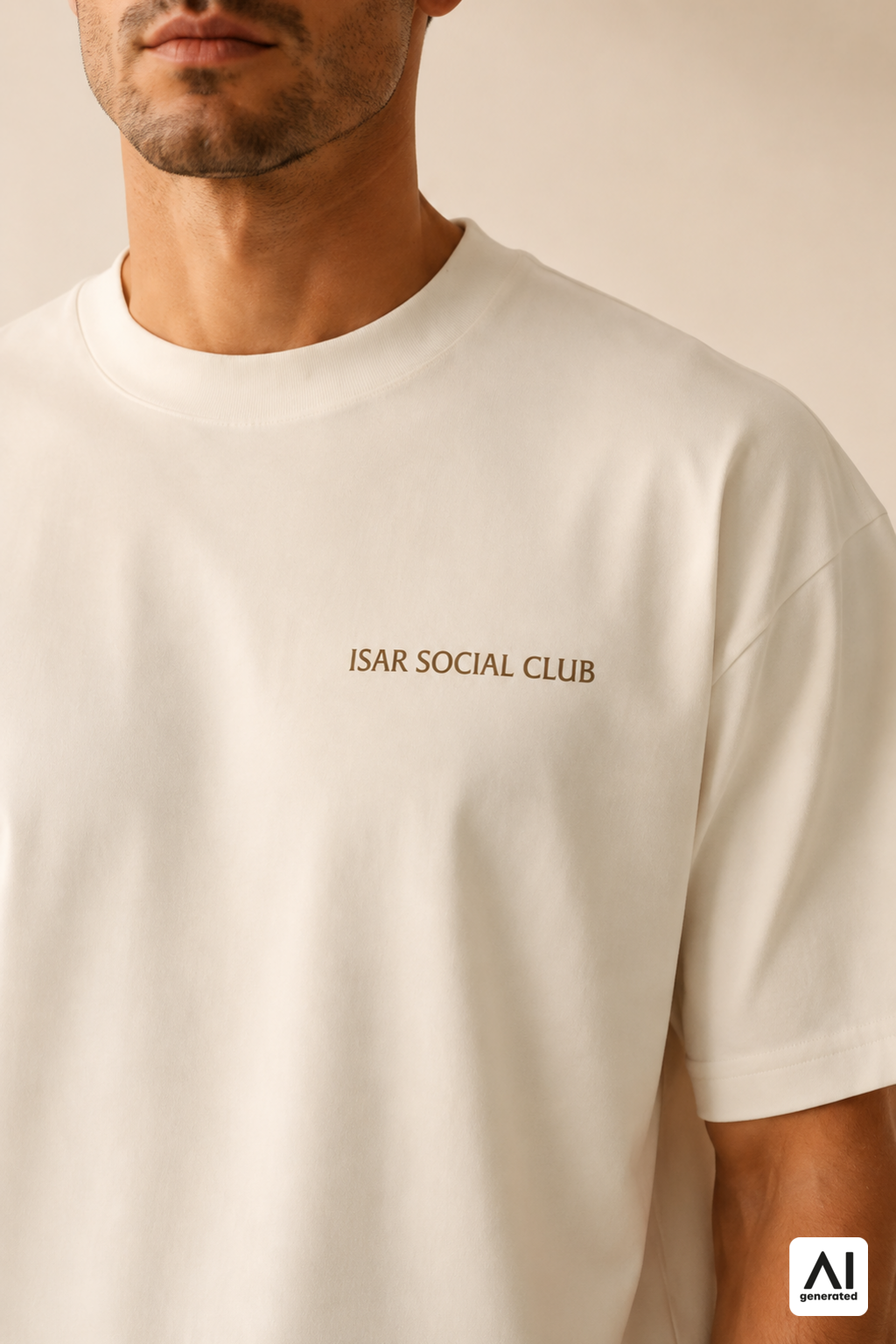 T-Shirt Isar Social Club Herren – Detailansicht