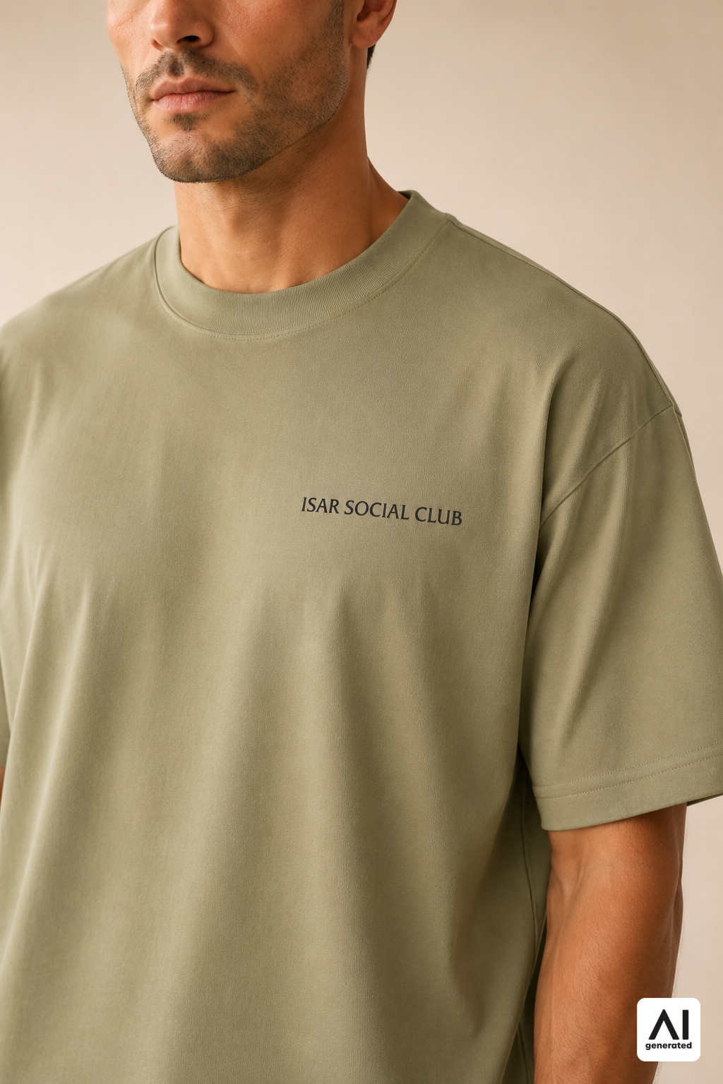 T-Shirt Isar Social Club Herren – Detailansicht