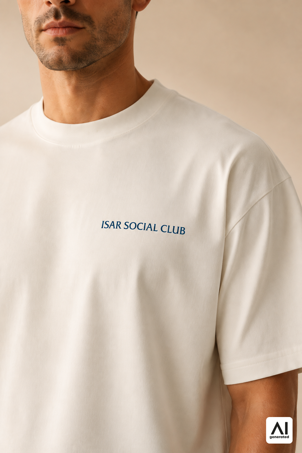 T-Shirt Isar Social Club Herren – Detailansicht