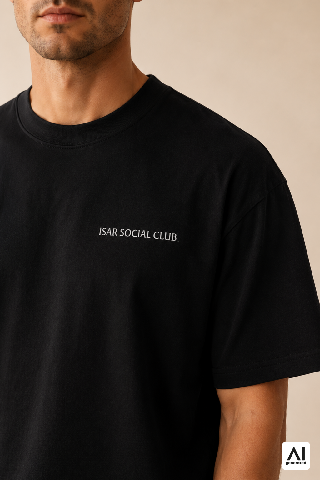 T-Shirt Isar Social Club Herren – Detailansicht
