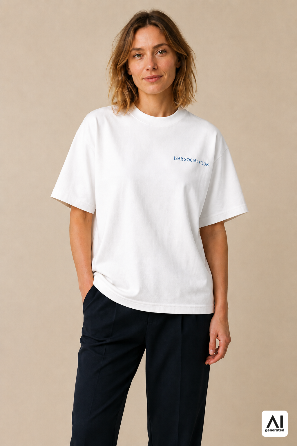 T-Shirt Isar Social Club Damen – Vorderansicht