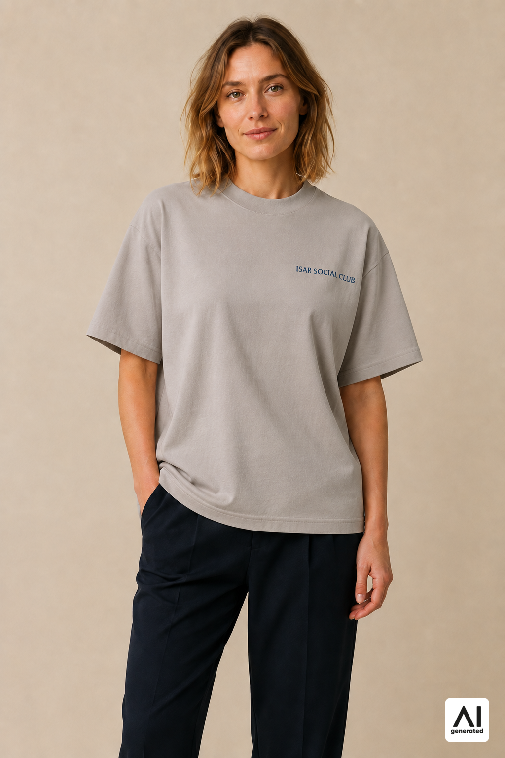 T-Shirt Isar Social Club Damen – Vorderansicht