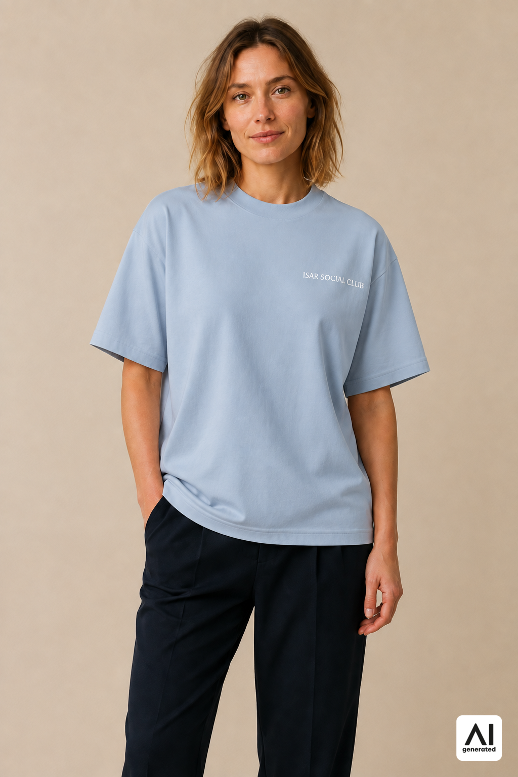 T-Shirt Isar Social Club Damen – Vorderansicht