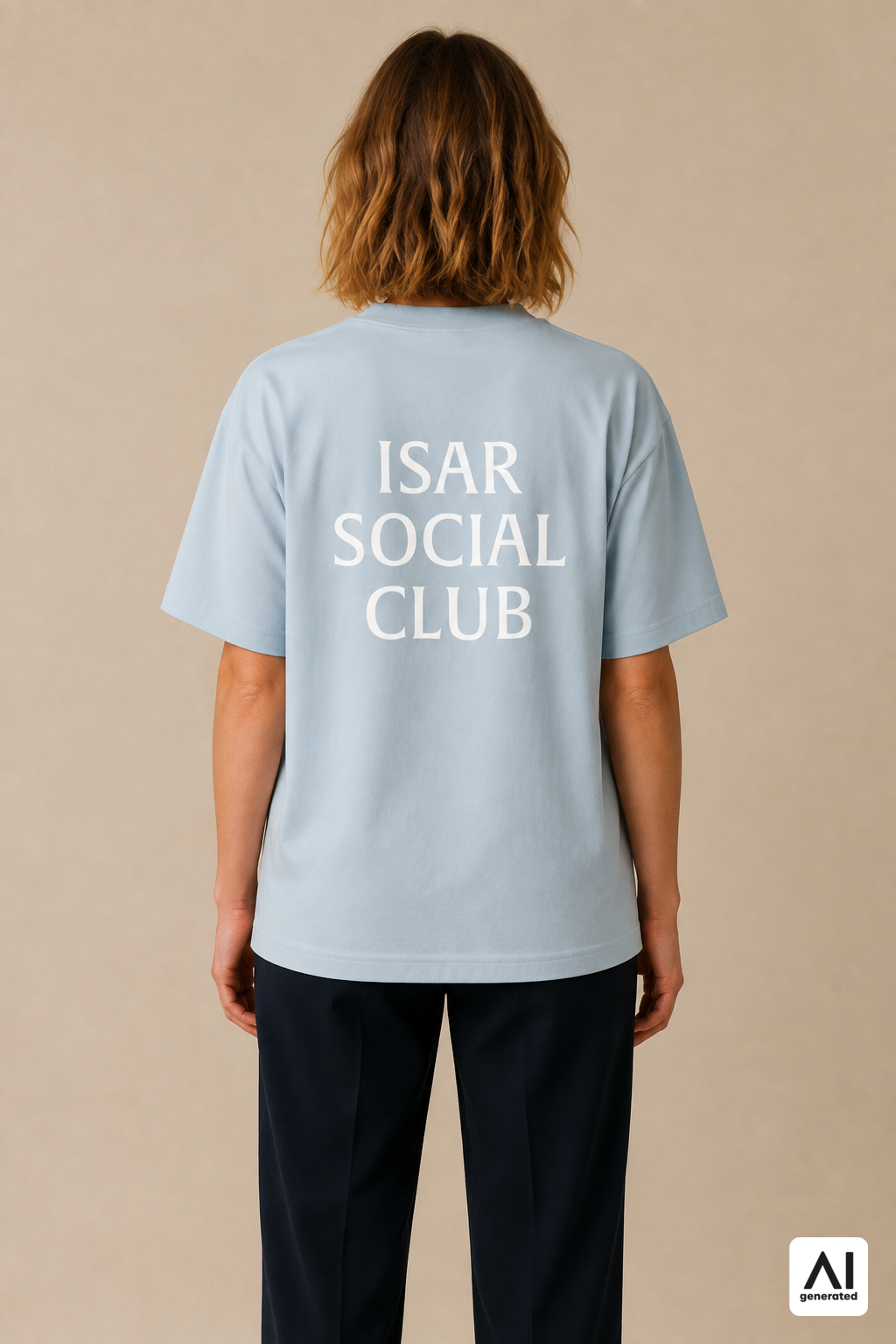 T-Shirt Isar Social Club Damen – Rückansicht