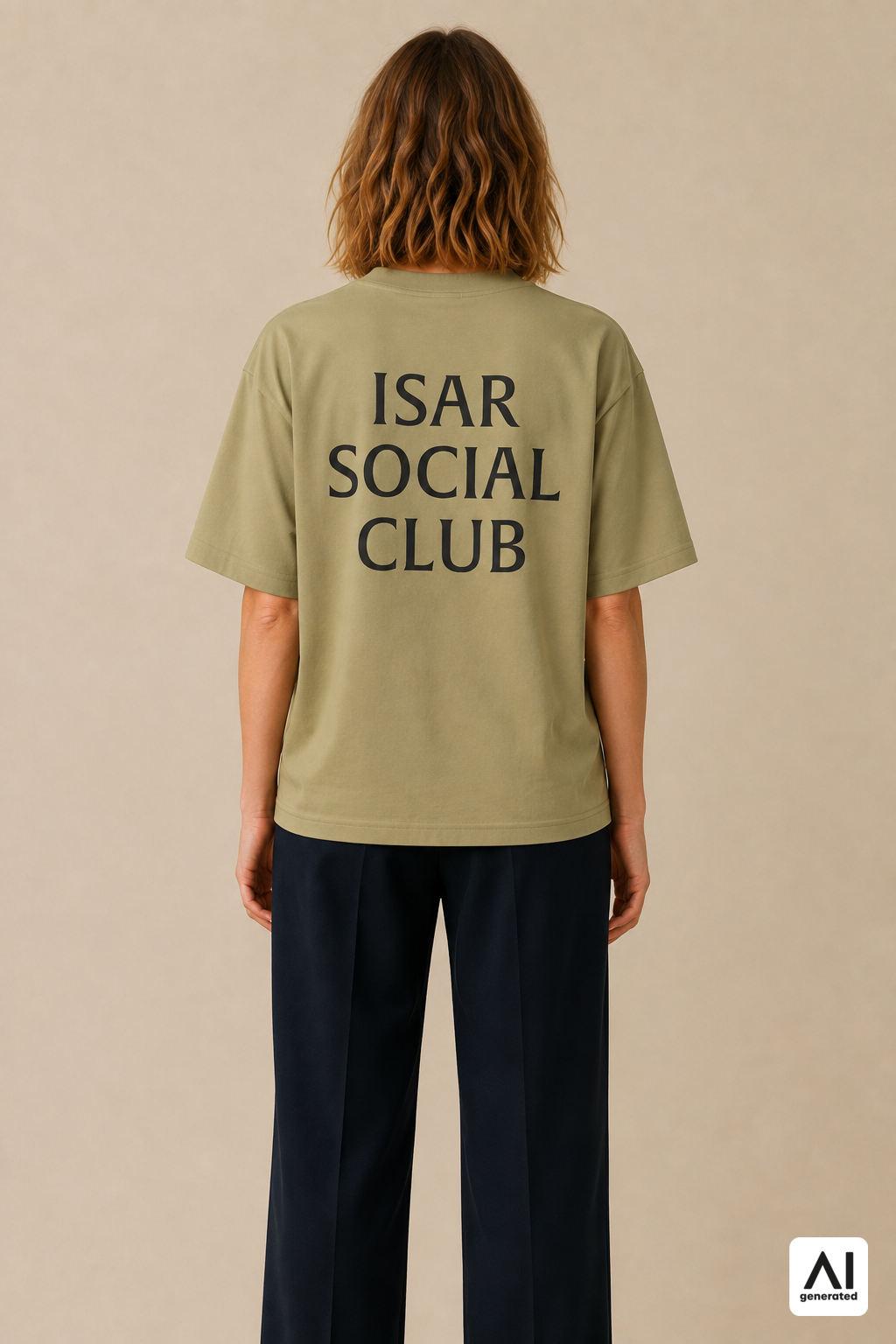 T-Shirt Isar Social Club Damen – Rückansicht