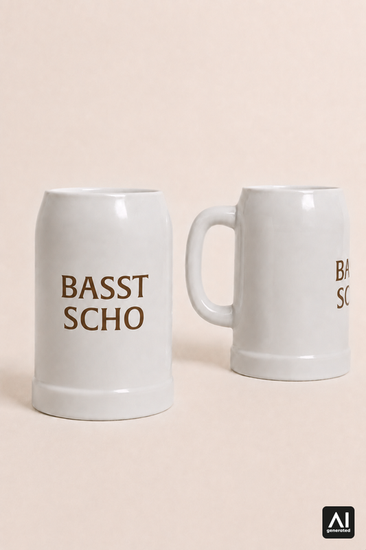Krug Basst Scho – Produktansicht in Braun