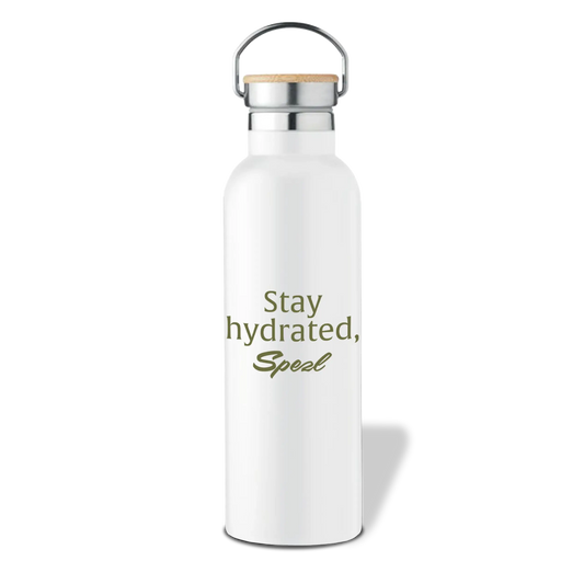 Edelstahlflasche "Stay Hydrated, Spezl"