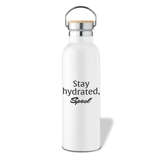 Edelstahlflasche "Stay Hydrated, Spezl"