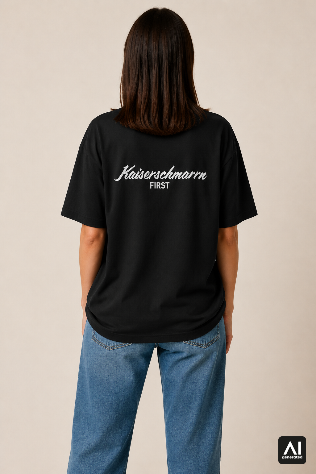 T-Shirt Kaiserschmarrn First Damen – Rückansicht