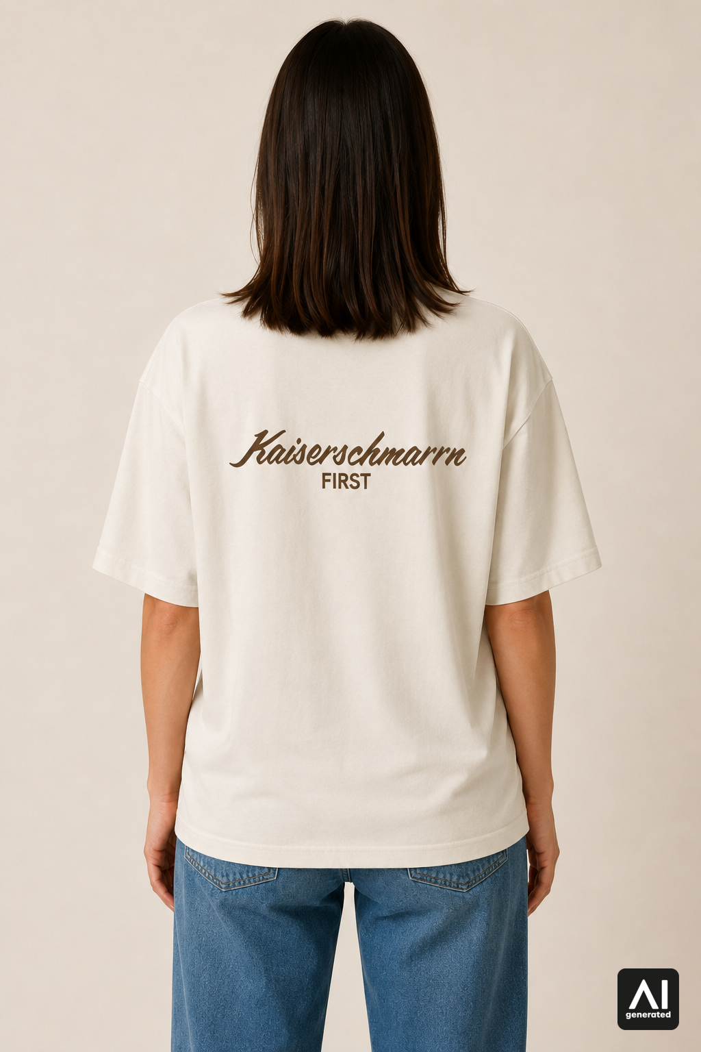 T-Shirt Kaiserschmarrn First Damen – Rückansicht