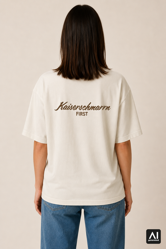T-Shirt Kaiserschmarrn First Damen – Rückansicht