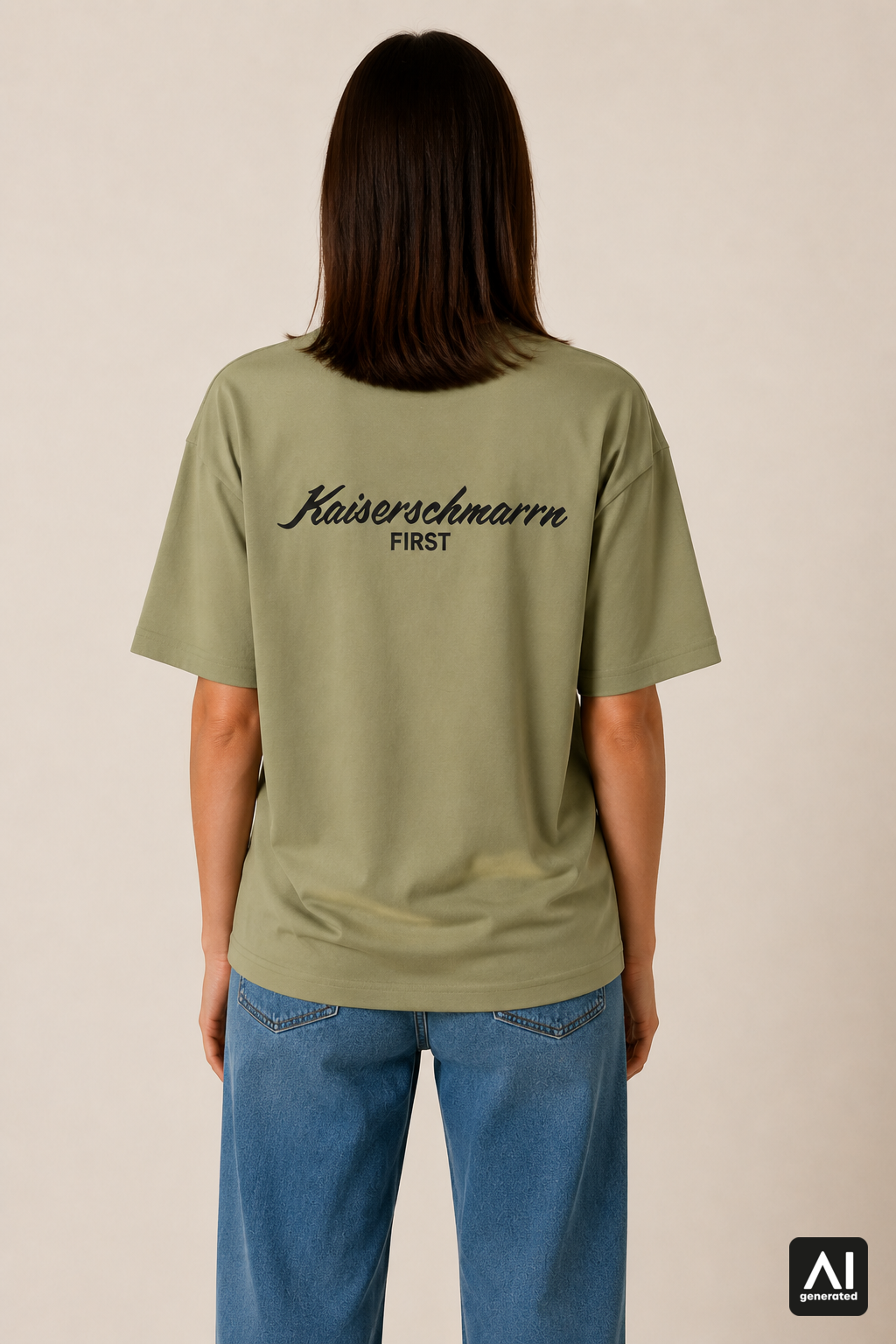 T-Shirt Kaiserschmarrn First Damen – Rückansicht