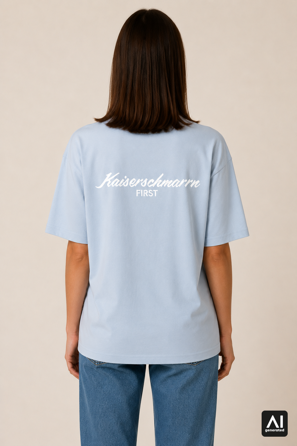 T-Shirt Kaiserschmarrn First Damen – Rückansicht