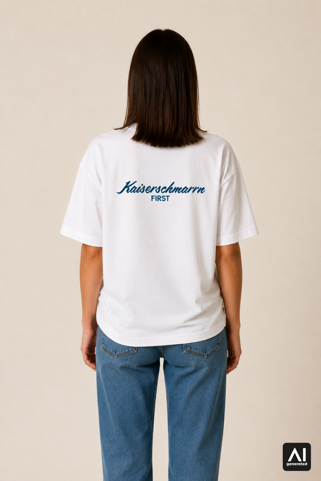 T-Shirt Kaiserschmarrn First Damen – Rückansicht