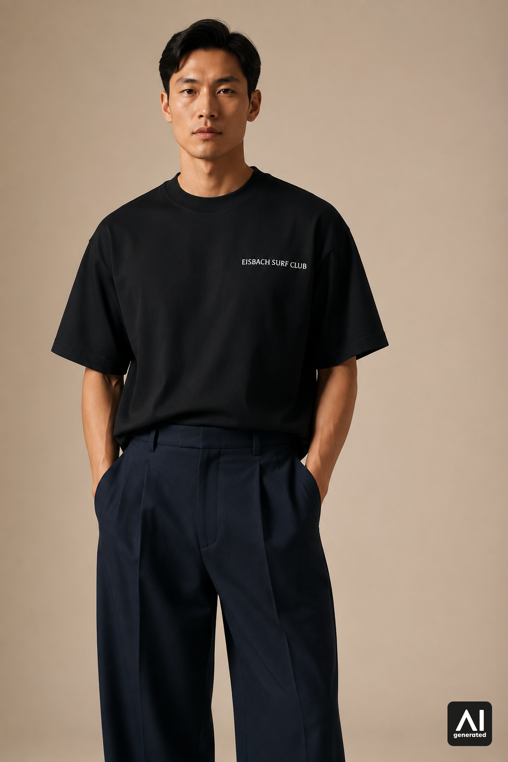 T-Shirt Eisbach Surf Club Herren – Vorderansicht