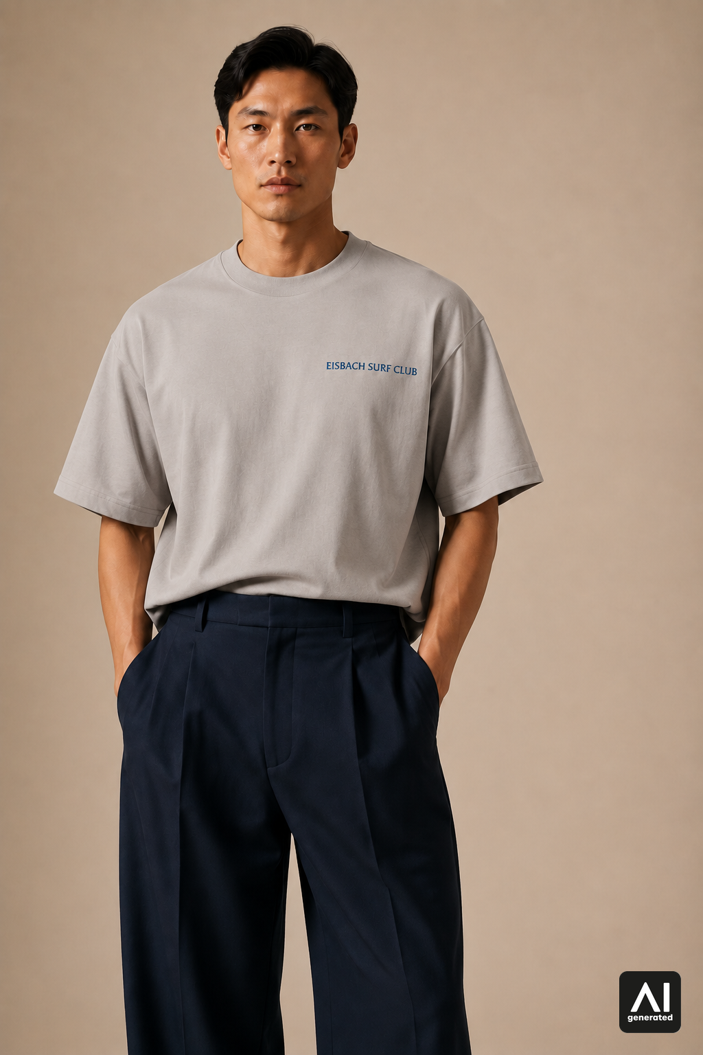 T-Shirt Eisbach Surf Club Herren – Vorderansicht
