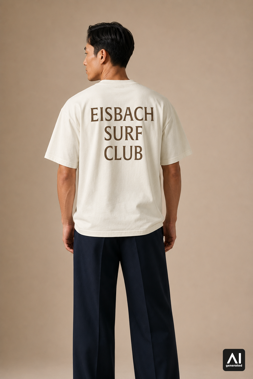 T-Shirt Eisbach Surf Club Herren – Rückansicht