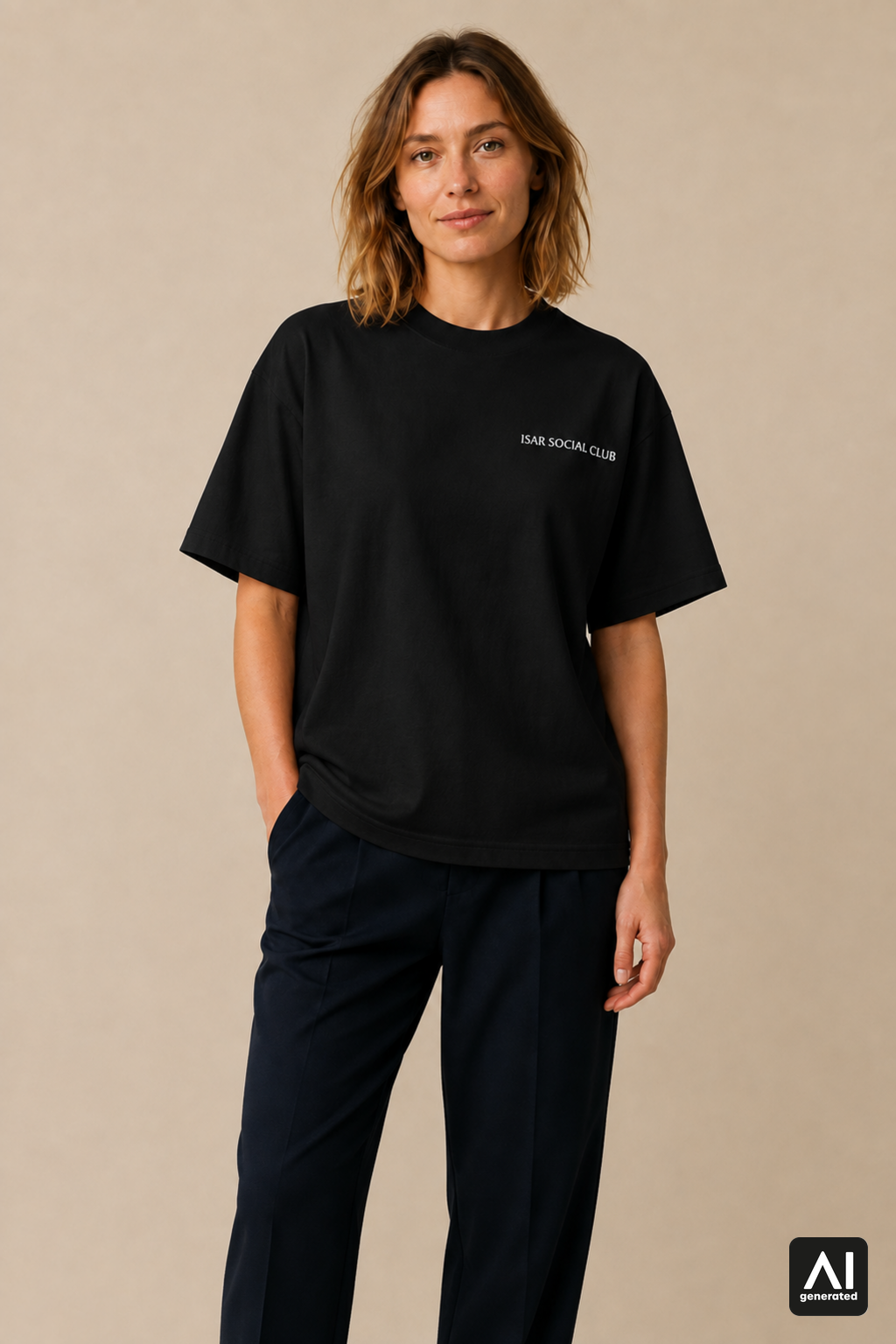 T-Shirt Isar Social Club Damen – Vorderansicht