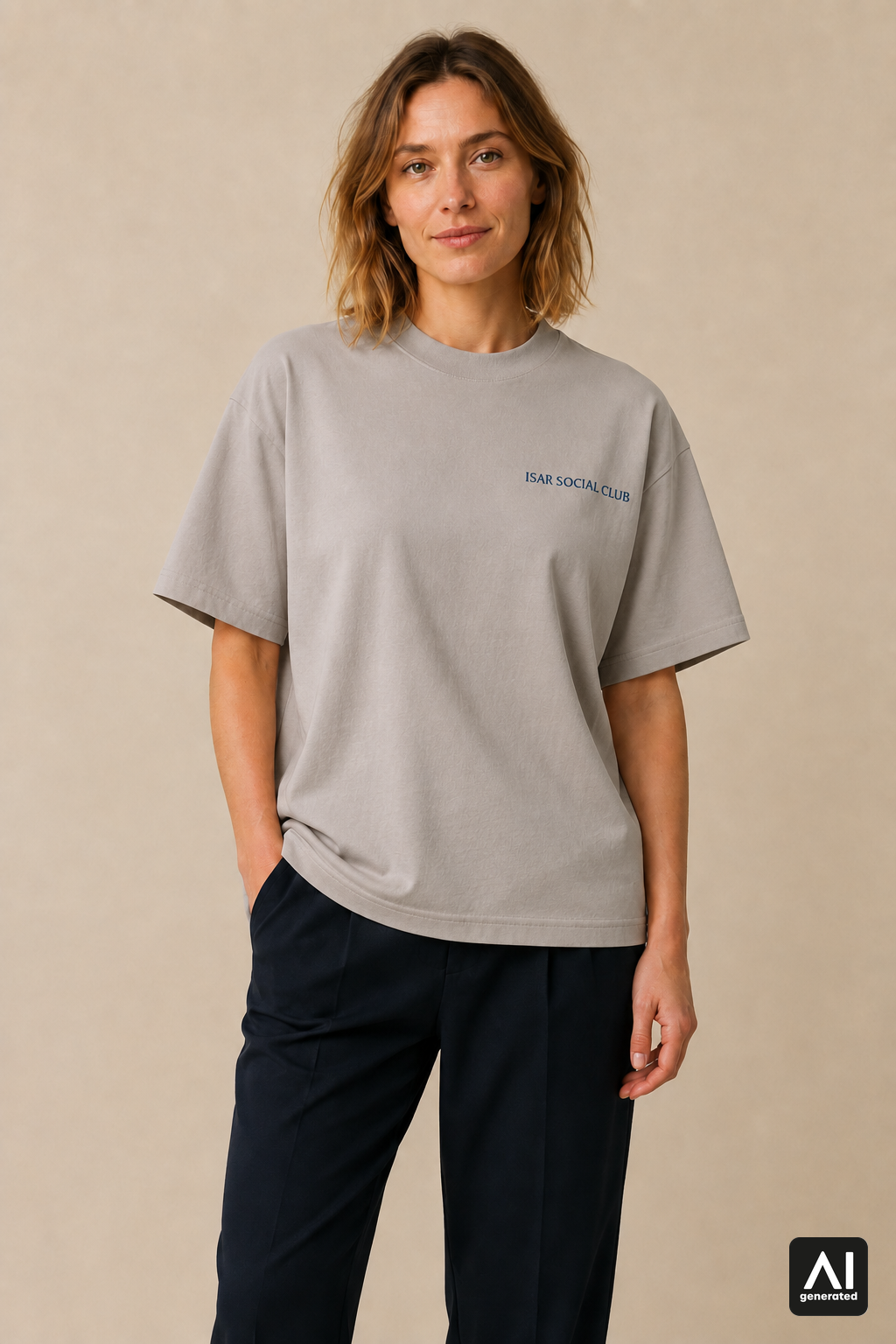 T-Shirt Isar Social Club Damen – Vorderansicht