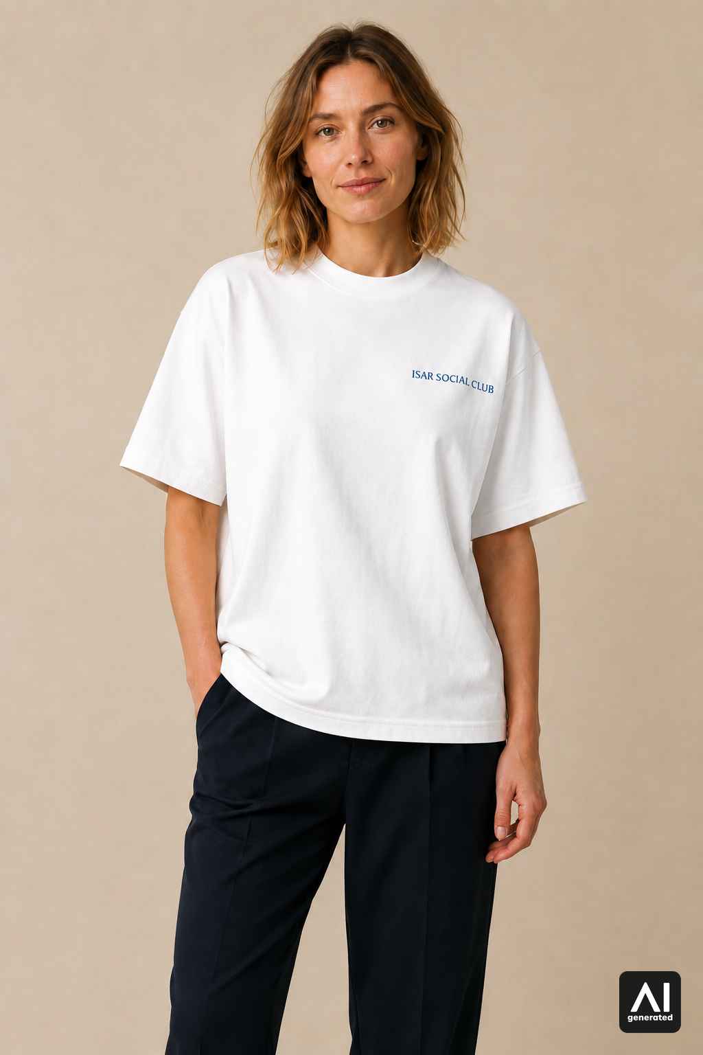 T-Shirt Isar Social Club Damen – Vorderansicht