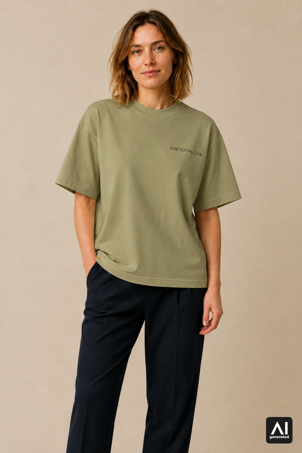 T-Shirt Isar Social Club Damen – Vorderansicht
