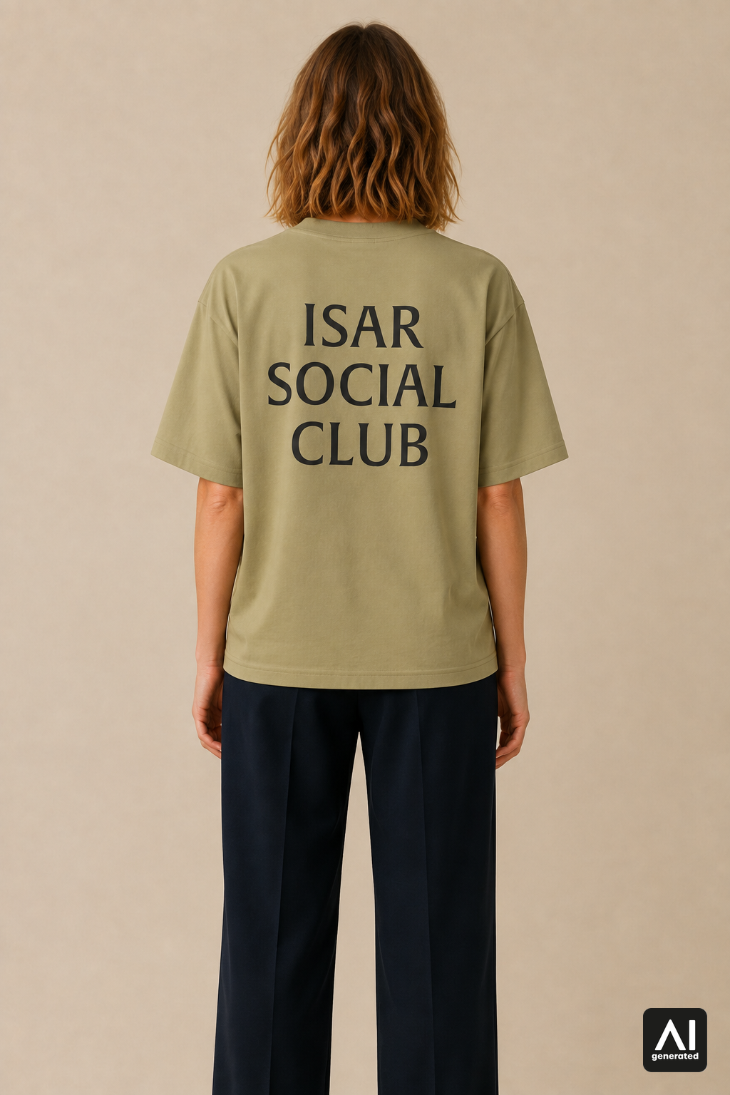 T-Shirt Isar Social Club Damen – Rückansicht
