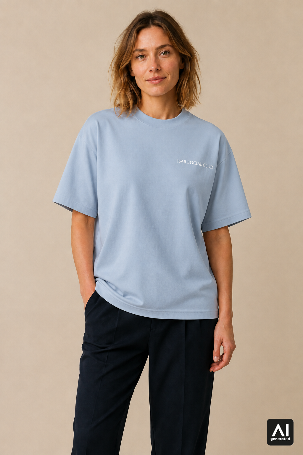 T-Shirt Isar Social Club Damen – Vorderansicht