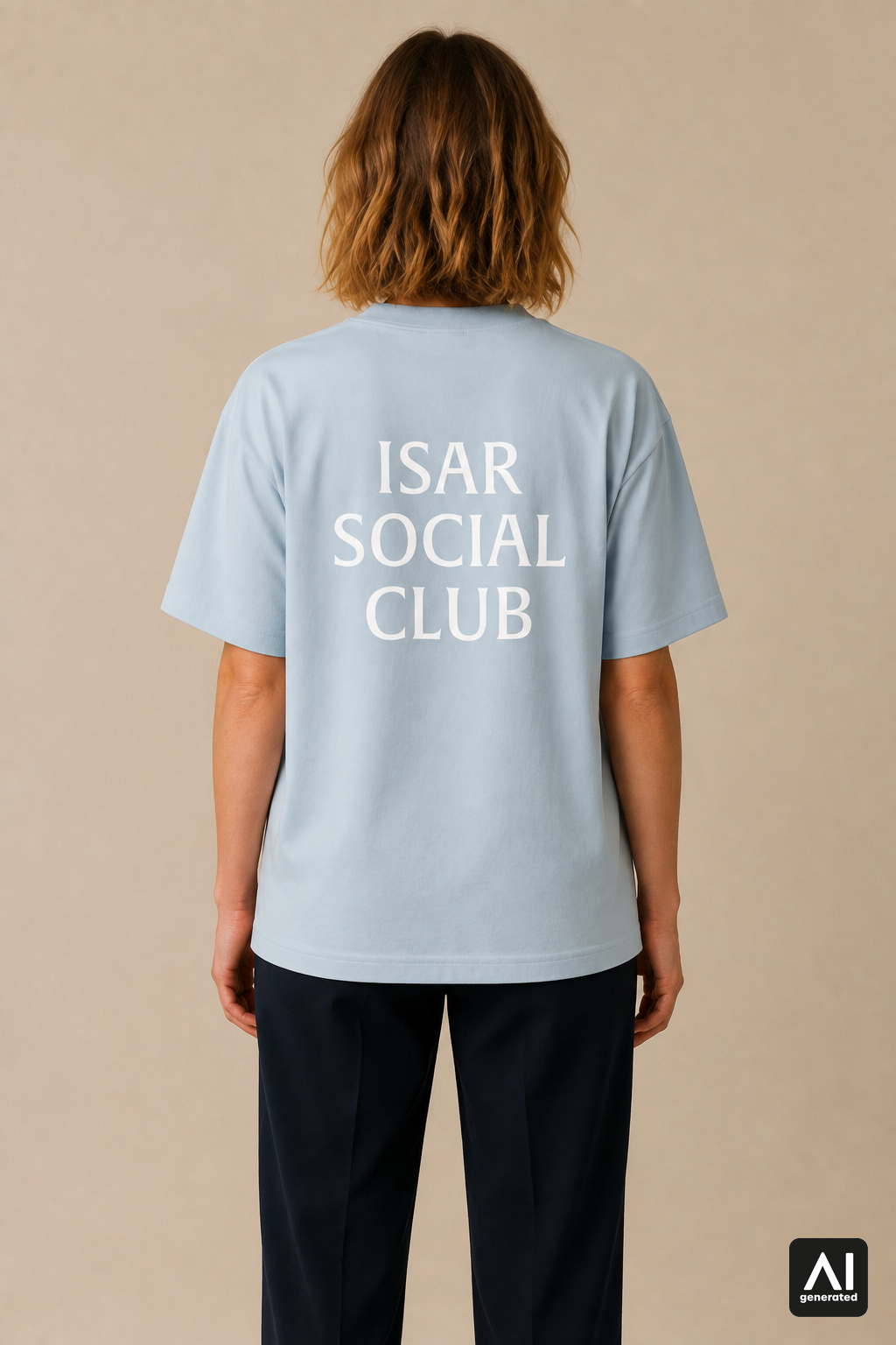 T-Shirt Isar Social Club Damen – Rückansicht