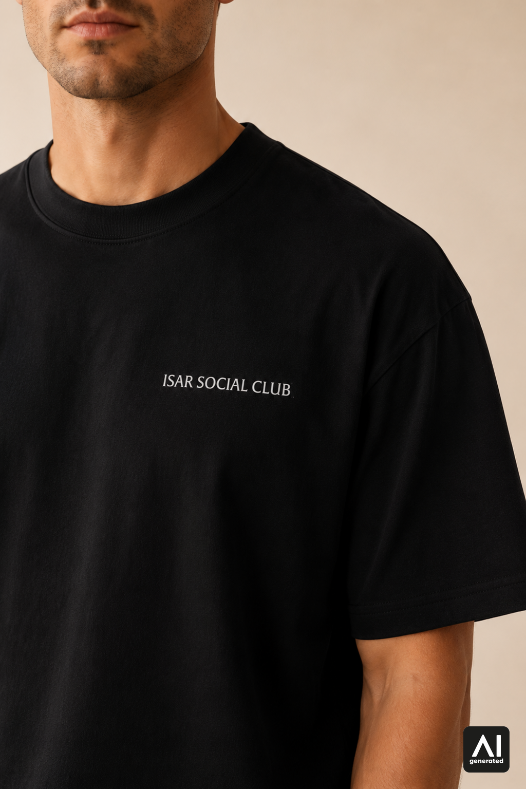 T-Shirt Isar Social Club Herren – Detailansicht