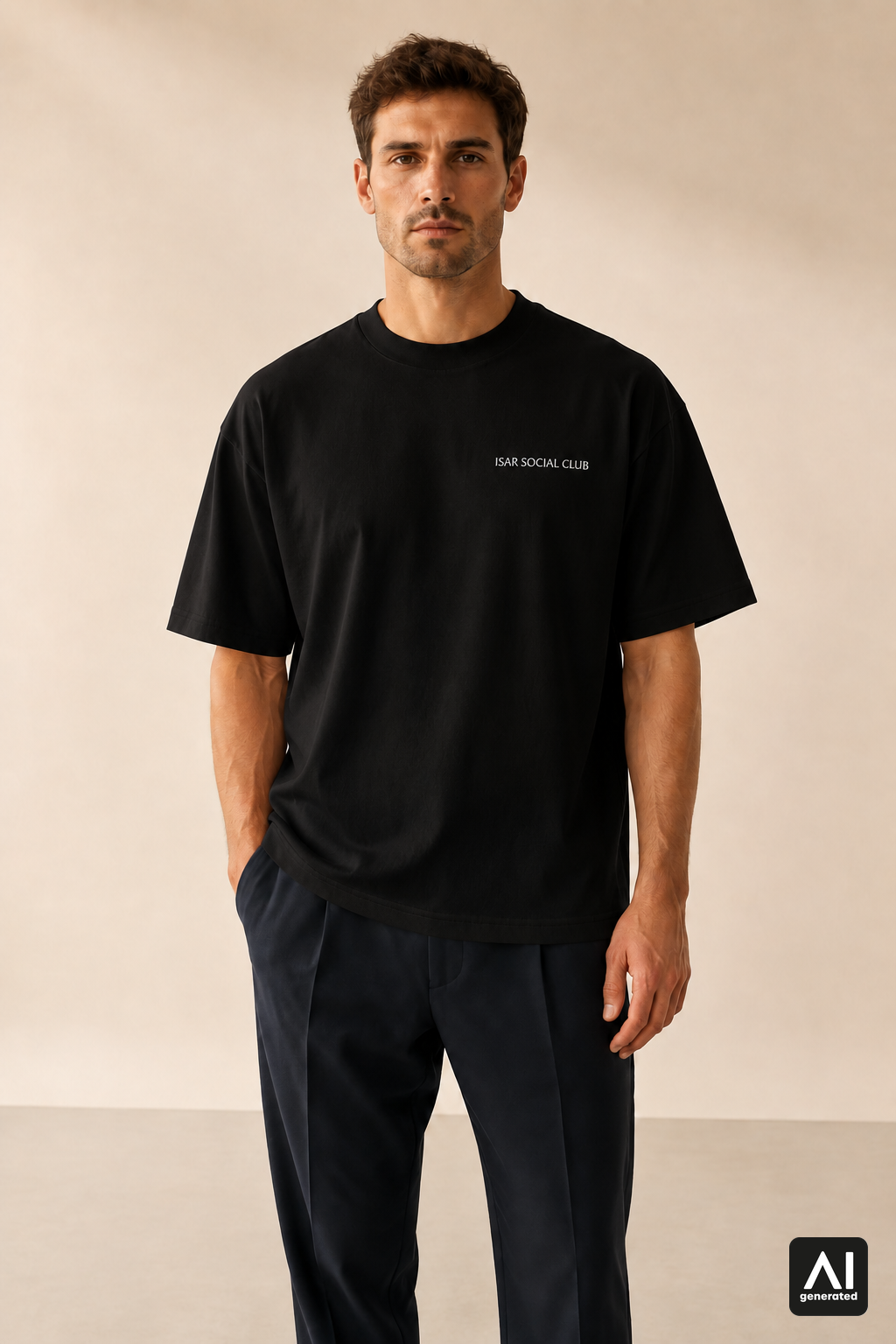 T-Shirt Isar Social Club Herren – Vorderansicht