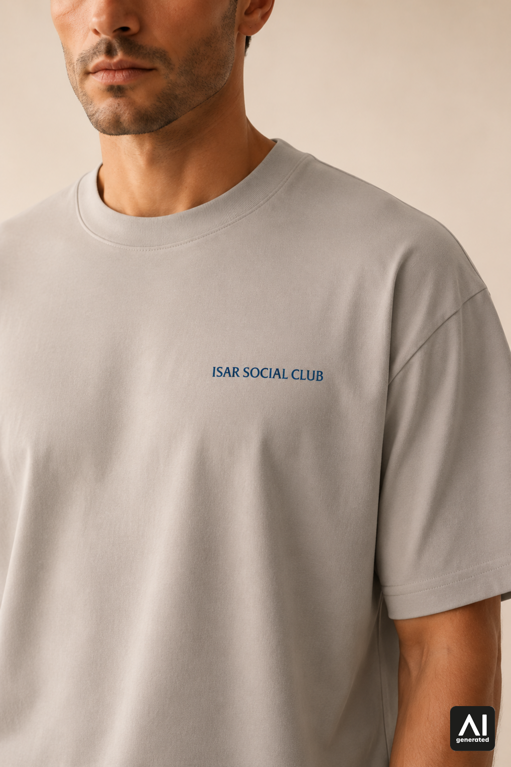 T-Shirt Isar Social Club Herren – Detailansicht