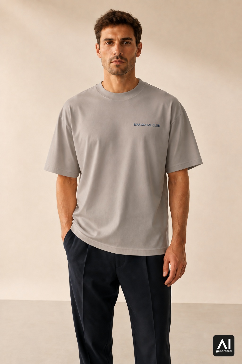 T-Shirt Isar Social Club Herren – Vorderansicht