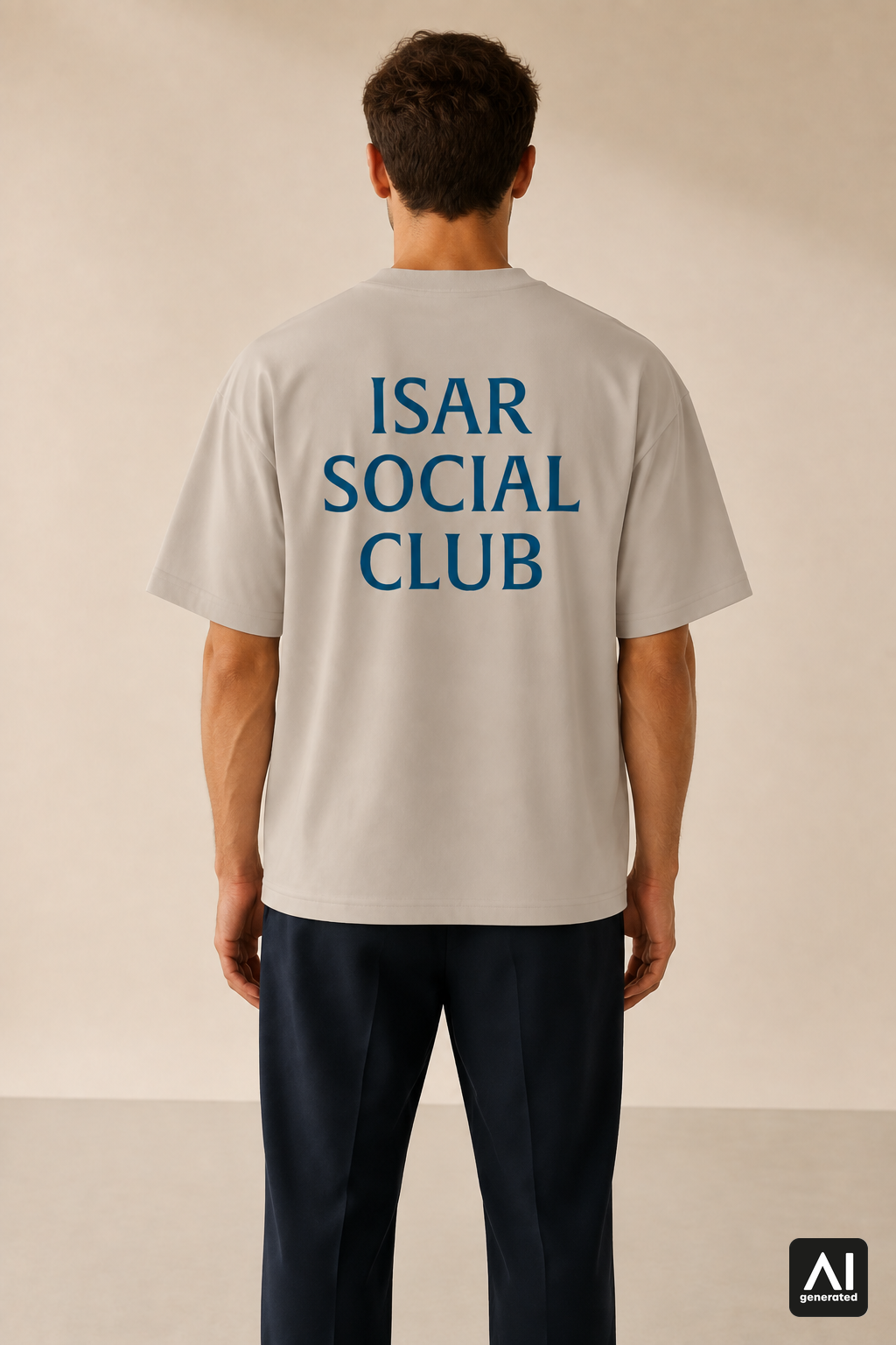 T-Shirt Isar Social Club Herren – Rückansicht