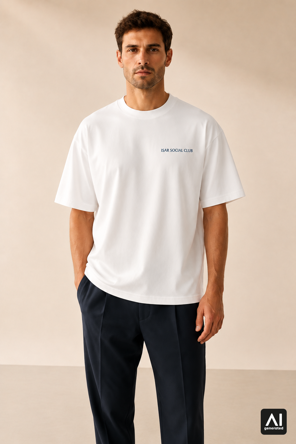 T-Shirt Isar Social Club Herren – Vorderansicht