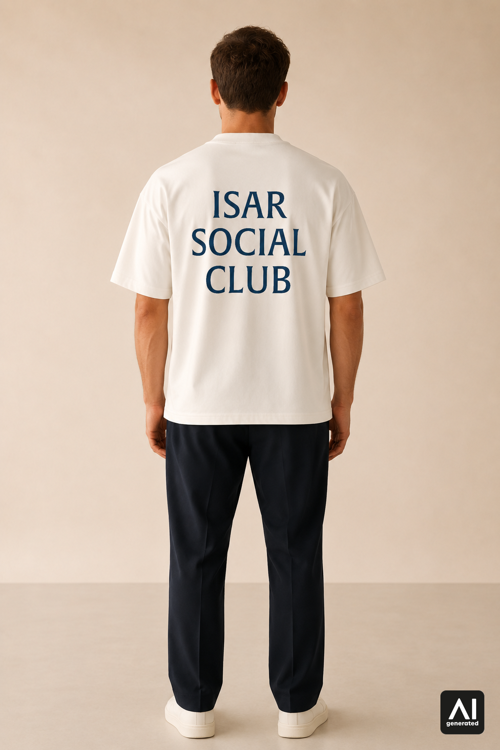 T-Shirt Isar Social Club Herren – Rückansicht