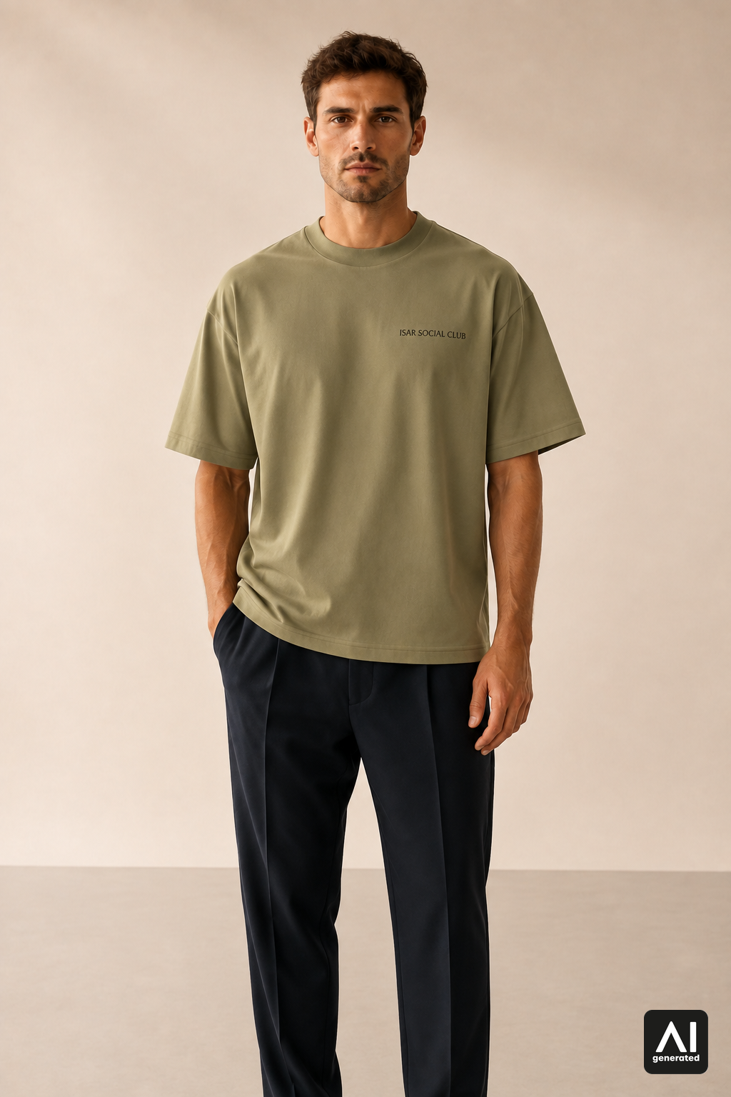 T-Shirt Isar Social Club Herren – Vorderansicht