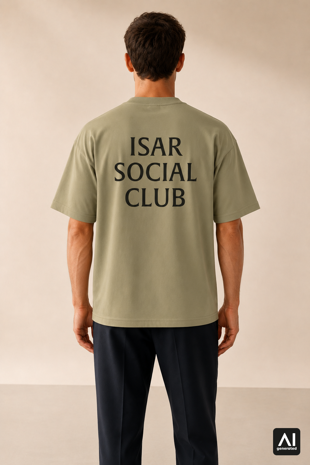 T-Shirt Isar Social Club Herren – Rückansicht