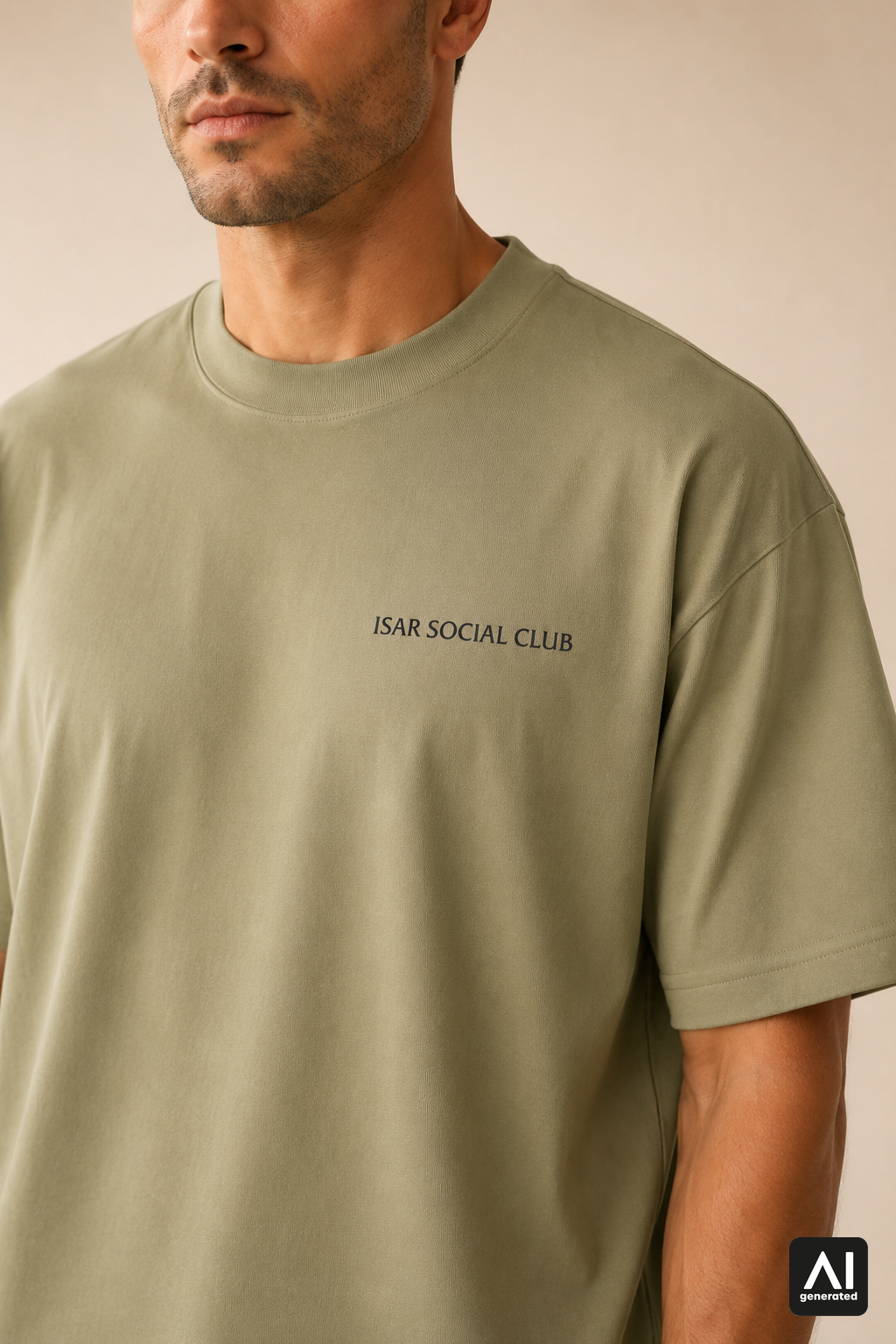 T-Shirt Isar Social Club Herren – Detailansicht