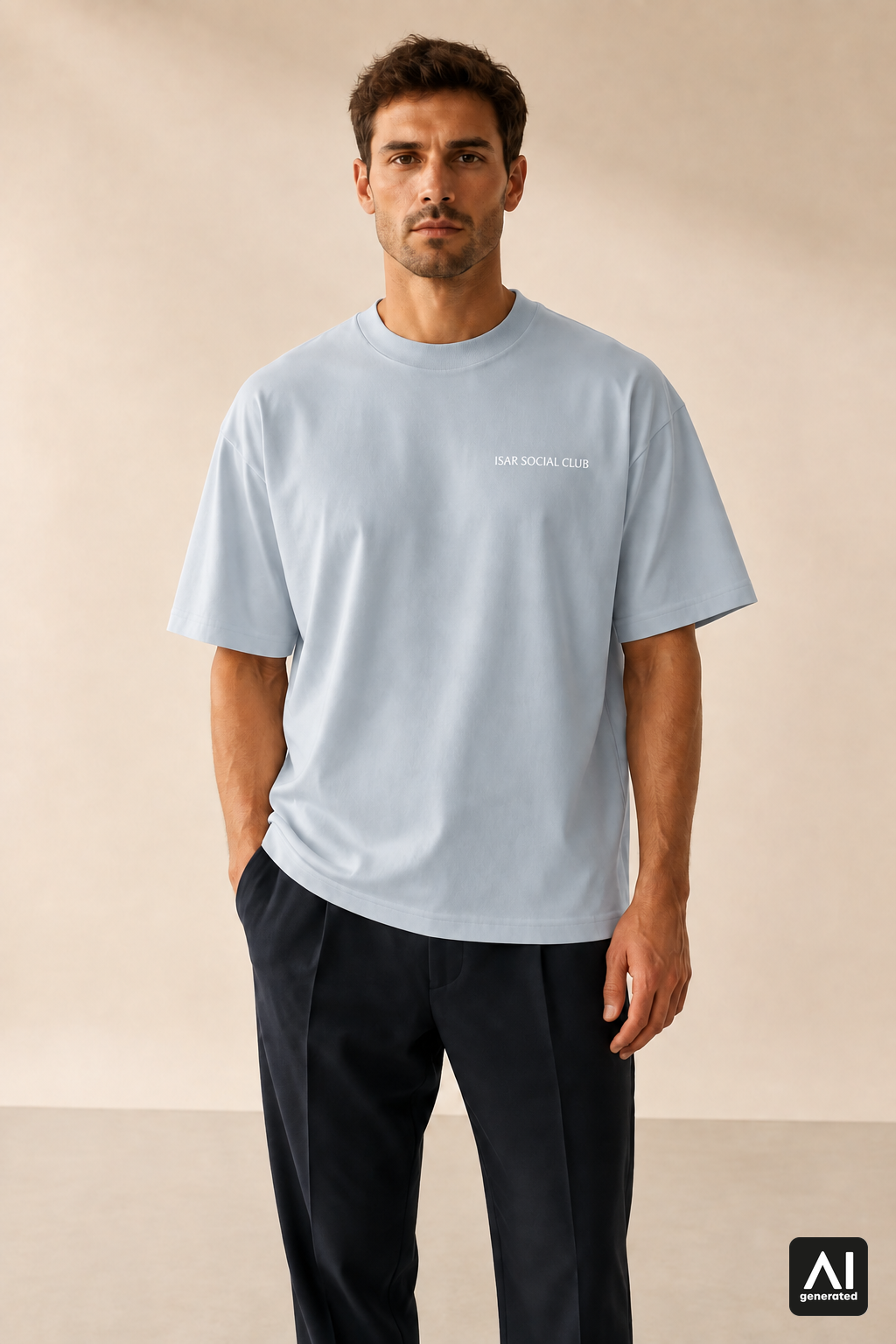 T-Shirt Isar Social Club Herren – Vorderansicht